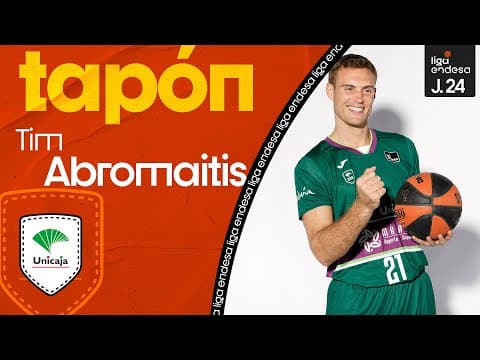 ¡Qué tapón de Tim Abromaitis!