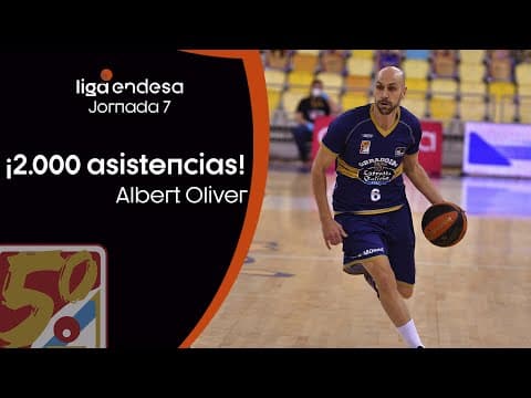Albert Oliver alcanza las 2.000 asistencias
