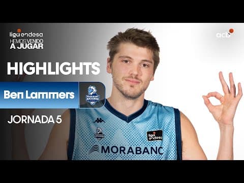 Ben Lammers, sin fallo en la primera mitad