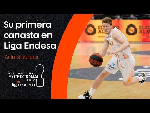 Arturs Kurucs: Su primera canasta en Liga Endesa