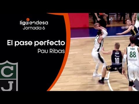 Pau Ribas y un pase precioso