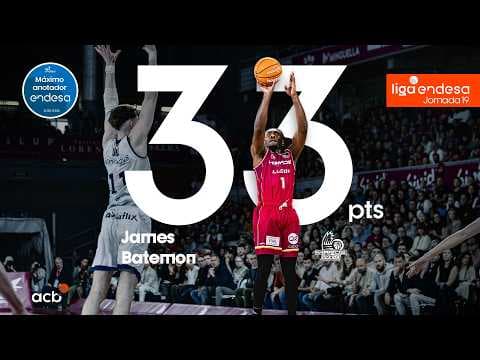 James Batemon, máximo anotador Endesa de la Jornada 19