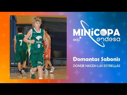 Minicopa Endesa, así jugaba Domantas Sabonis