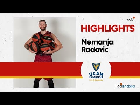Nemanja Radovic, el hombre de la victoria de UCAM Murcia
