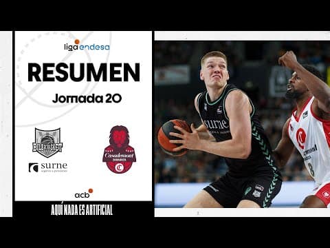 Resumen Surne Bilbao Basket 86 - Casademont Zaragoza 83 (J20)