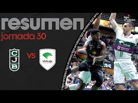 Resumen Joventut 76 - Unicaja 70 (J30)