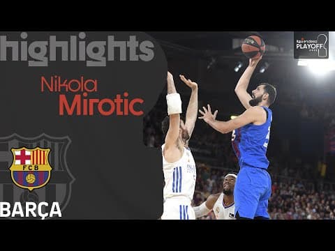 Nikola Mirotic incendia el Palau