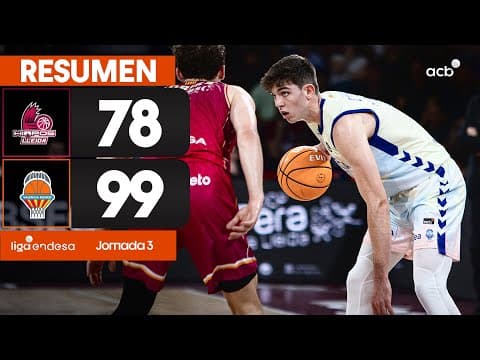 Hiopos Lleida - Valencia Basket (78 - 99)