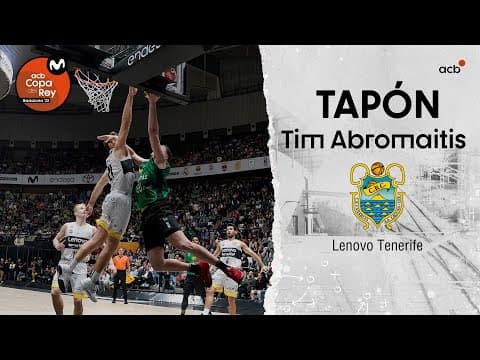 El tapón ganador de Tim Abromaitis