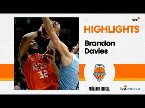 Brandon Davies lidera la victoria taronja