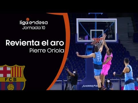 Pierre Oriola revienta el aro