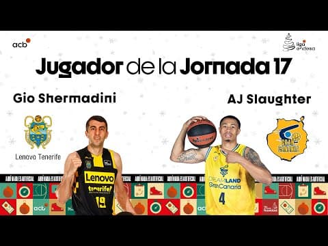 Gio Shermadini y AJ Slaughter, Jugadores de la Jornada 17