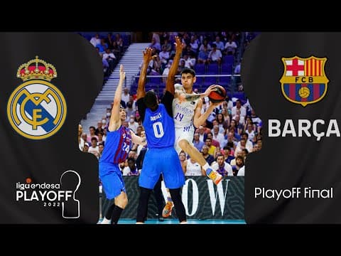 Resumen Real Madrid 81 - Barça 66 (3º Playoff Final)