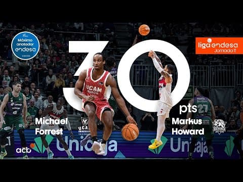Forrest y Howard, Máximos Anotadores Endesa de la Jornada 11