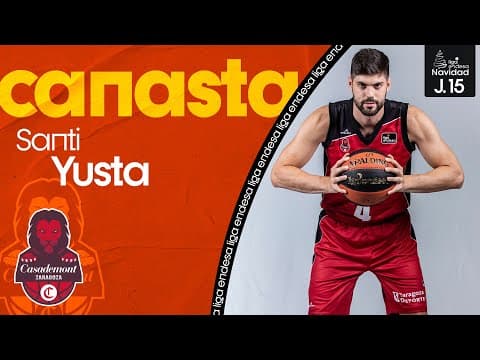Yusta anota la última canasta del año