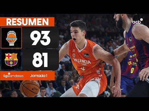 Valencia Basket - Barça (93 - 81)