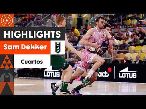 Sam Dekker, enchufado en modo Copa