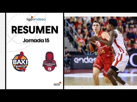 Resumen BAXI Manresa 65 - Casademont Zaragoza 72 (J15)