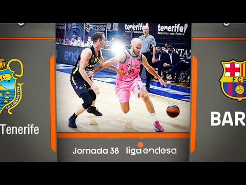 Resumen Lenovo Tenerife 72 - Barça 96 (J38)