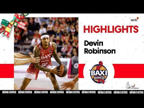 Devin Robinson acerca a BAXI Manresa a la Copa con su espectáculo