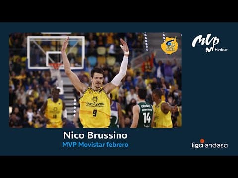Nico Brussino, MVP Movistar de febrero