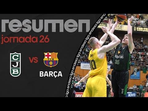 Resumen Joventut Badalona 83 - Barça 72 (J26)