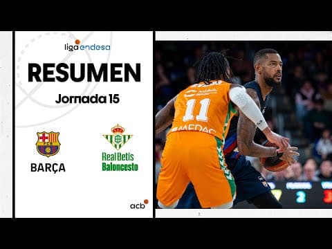 Resumen Barça 104 - Real Betis Baloncesto 70 (J15)