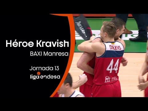 El efecto Kravish le da la victoria a BAXI Manresa en Badalona