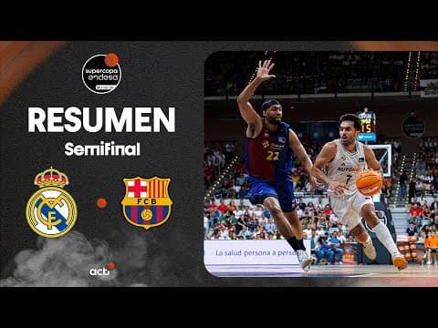 Resumen Real Madrid 89 - Barça 83 (1ª SF Supercopa Endesa)