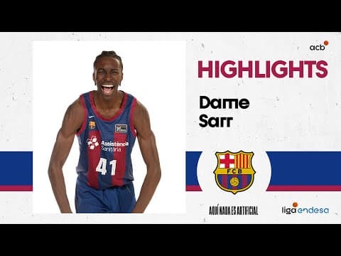 Dame Sarr aprovecha sus minutos