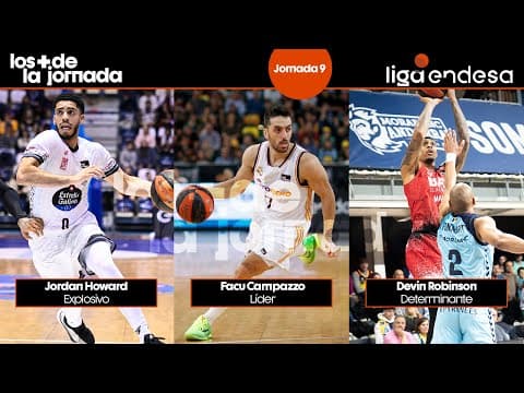 Los Más de la Jornada 9 de la Liga Endesa 2023-24