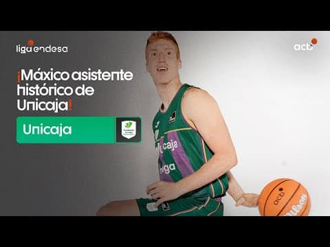 Alberto Díaz, máximo asistente histórico del Unicaja