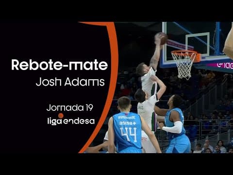Josh Adams se gusta en las alturas: ¡Rebote-Mate!