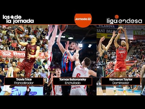 Los Más de la Jornada 22: Travis Trice, Tomas Satoransky y Kameron Taylor