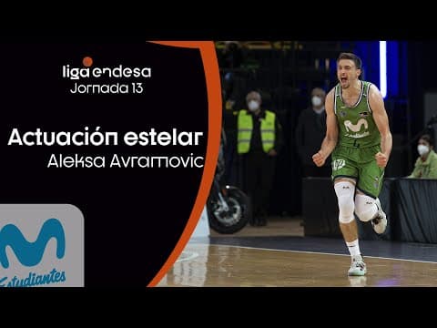 Avramovic marca el ritmo de Movistar Estudiantes