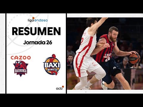 Resumen Cazoo Baskonia 107 - BAXI Manresa 92 (J26)