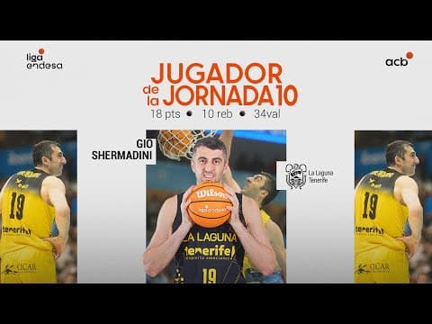 Giorgi Shermadini, Jugador de la Jornada 10
