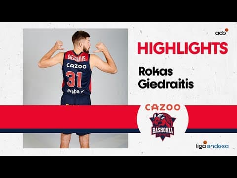 Rokas Giedraitis, líder en el Cazoo Baskonia