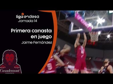 La primera canasta en juego de Jaime Fernández