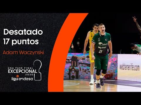 Waczynski, desatado contra Iberostar Tenerife