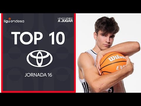 Hugo González defiende el aro con todo en el Top10 Toyota