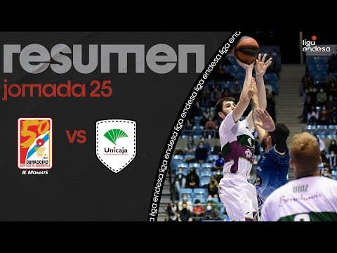 Resumen Monbus Obradoiro 71 - Unicaja 85 (J25)