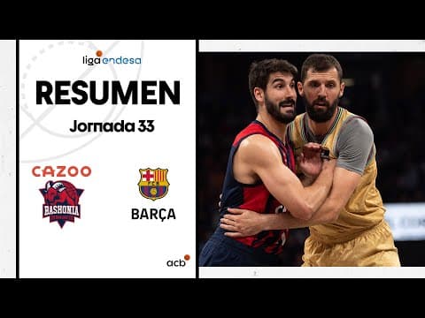Resumen Cazoo Baskonia 84 - Barça 91 (J33)