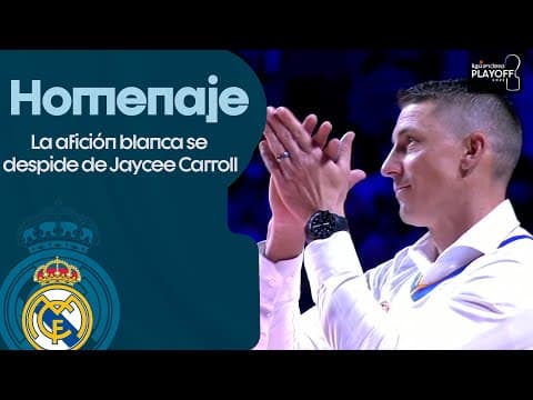 El emotivo homenaje del Real Madrid a Carroll