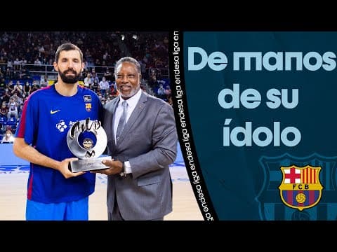 Norris entrega a Mirotic el MVP Movistar de septiembre