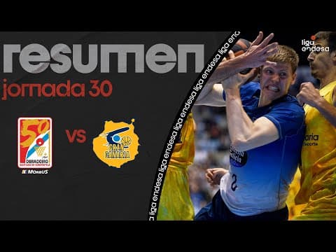 Resumen Monbus Obradoiro 106 - Gran Canaria 97 (J30)