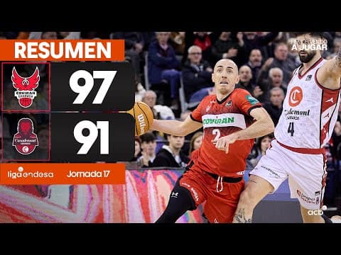 Resumen Coviran Granada 97 - Casademont Zaragoza 91 (J17)