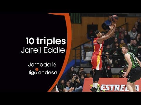 Jarell Eddie, camino de convertirse en el mejor pívot triplista en un curso