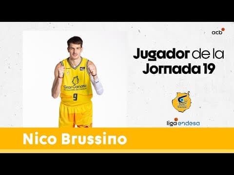 Nicolás Brussino, Jugador de la Jornada 19