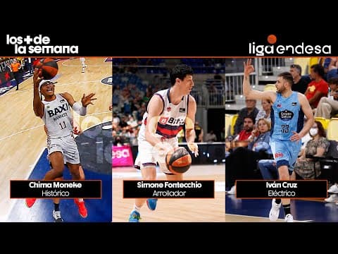 Los Más de la semana: Chima Moneke, Simone Fontecchio e Iván Cruz
